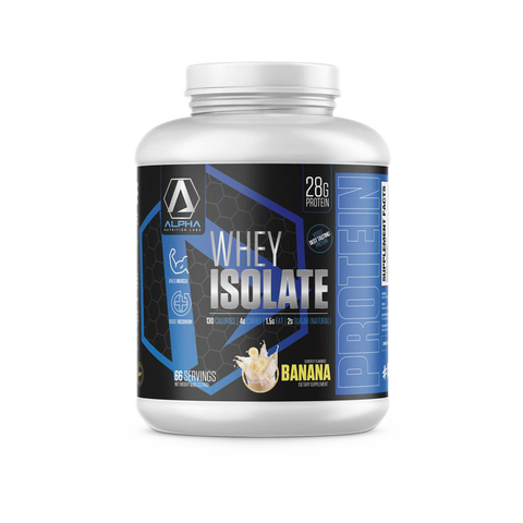 Whey Isolate Protein, Banana, 5lbs