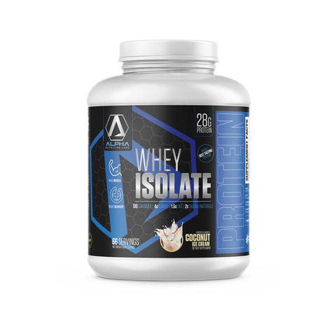 Whey Isolate Protein, Coconut Ice Cream, 5lbs