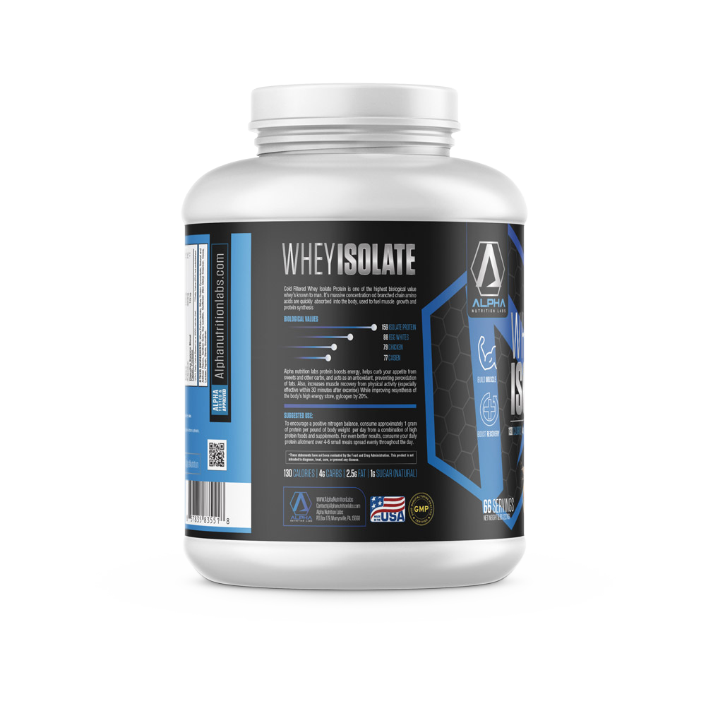 Whey Isolate Protein, Vanilla, 5lbs